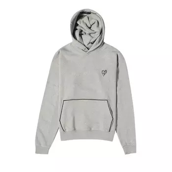 Худи Andersson Bell Essential ADSB Heart Hoodie Grey, серый