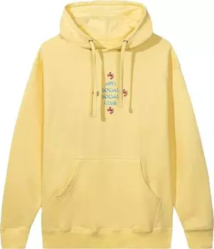 Худи Anti Social Social Club 2 Much Of Heaven Hoodie 'Yellow', желтый