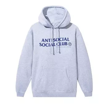 Худи Anti Social Social Club Class 1-A Hoodie Gunmetal Heather, серый