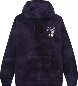 Худи Anti Social Social Club Dissociative Tie Dye Hoodie 'Black/Purple', разноцветный