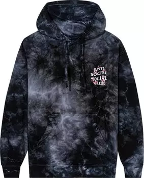 Худи Anti Social Social Club Kkoch Hi-5 Hoodie Black Tie Dye, черный