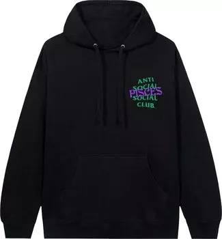 Худи Anti Social Social Club Pisces Hoodie Black, черный