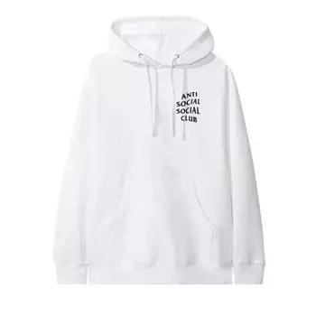 Худи Anti Social Social Club Smells Bad 'White', белый