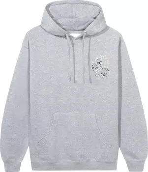 Худи Anti Social Social Club Tonkatsu Hoodie 'Heather Grey', серый
