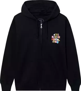 Худи Anti Social Social Club Torn Pages Of Our Story Zip Hoodie 'Black', черный