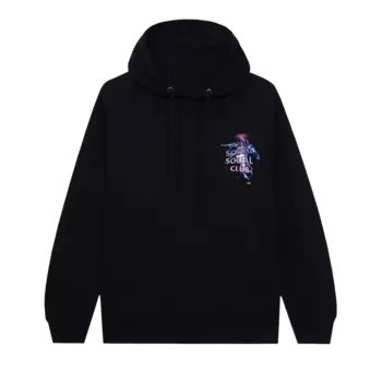 Худи Anti Social Social Club x Fragment Bolt 'Black/Blue', черный