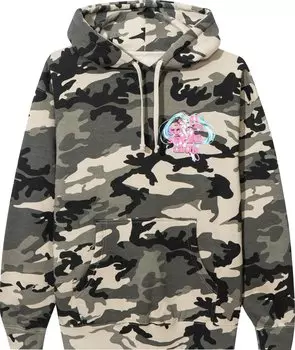 Худи Anti Social Social Club x Good Smile Racing Hatsune Miku Hoodie 'Camo', разноцветный