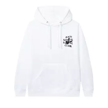 Худи Anti Social Social Club x Playboy Bunny Logo Hoodie 'White', белый
