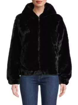 Худи Apparis из искусственного меха, noir