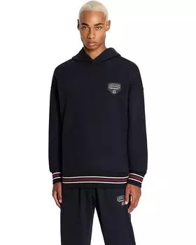 Худи Armani Exchange Collegiate Fleece, темно-синий