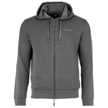 Худи ARMANI EXCHANGE Zip-Up Hoodie, серый
