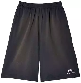 Худи Balenciaga 3B Stencil Hoodie 'Faded Black', черный