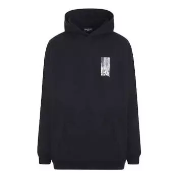 Худи Balenciaga Barcode Cotton Hoodie 'Black', черный