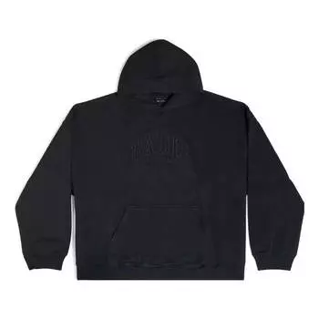 Худи Balenciaga Cities Paris Hoodie Wide Fit 'Black', черный