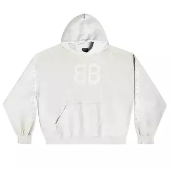 Худи Balenciaga 'Dirty White', белый