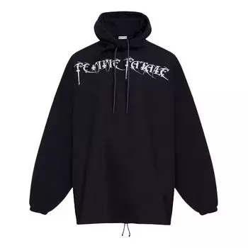 Худи Balenciaga Femme Fatale Oversized Hoodie'Black', черный