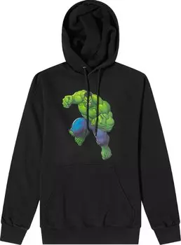 Худи Balenciaga Medium Fit Hoodie 'Black', черный