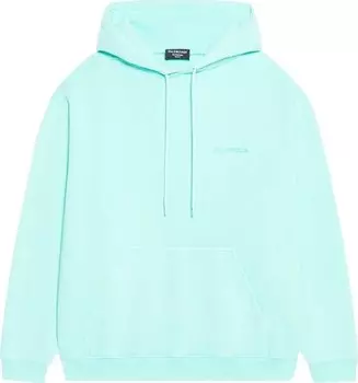 Худи Balenciaga Medium Fit Hoodie 'Mint', зеленый