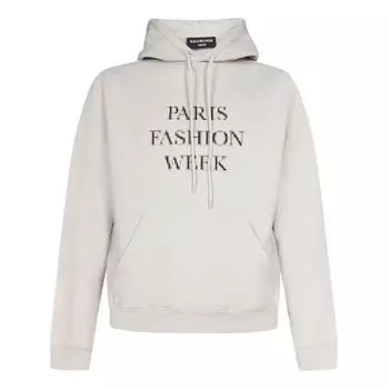Худи Balenciaga Paris Fashion Week Hoodie 'Almond', серый
