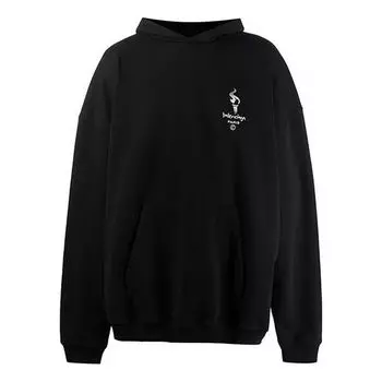 Худи Balenciaga Paris Olympics Oversized Hoodie 'Black', черный