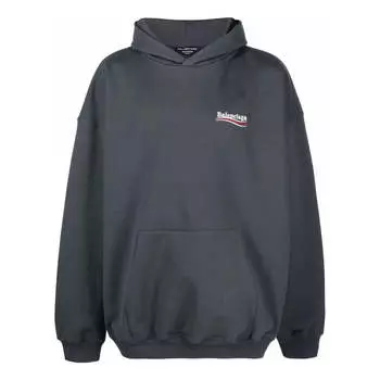 Худи Balenciaga Political Campaign Hoodie 'Grey', серый