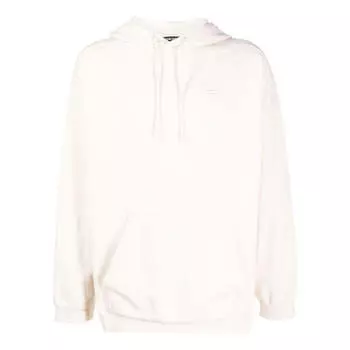 Худи Balenciaga Sporty Oversized Drawstring Hoodie 'White', белый