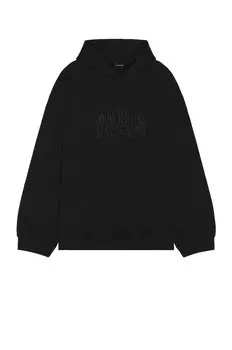 Худи Balenciaga Wide Fit, черный