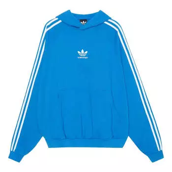Худи Balenciaga x adidas Hoodie Oversized 'Blue', синий