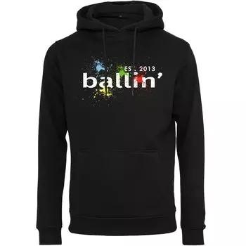 Худи Ballin Paint Splatter, черный