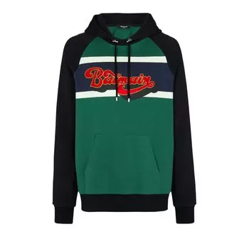 Худи Balmain 70s Multicolor/Rouge Vif