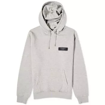 Худи Balmain Label, цвет Grey Marl