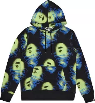 Худи BAPE Storm Pullover Hoodie 'Black', черный