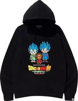 Худи BAPE x Dragon Ball Z Super Son Goku & Vegeta Hoodie 'Black', черный