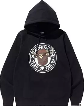 Худи BAPE Year Of The Ox Pullover Hoodie Black, черный