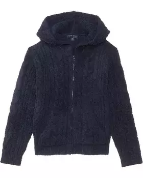 Худи Barefoot Dreams Kids CozyChic Youth Cable Hoodie, цвет Indigo