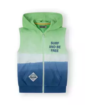 Худи без рукавов для мальчика из хлопка Canada House, многоцветный