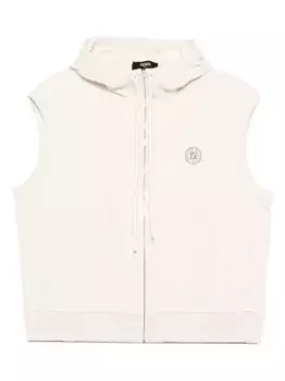 Худи без рукавов на молнии FENDI, нейтральный