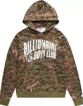 Худи Billionaire Boys Club Camo Arch Hoodie 'Olive Drab', зеленый