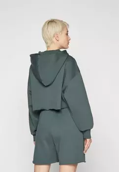 Худи Bjrn Borg, серо-голубой Studio Oversized Cropped Hoodie