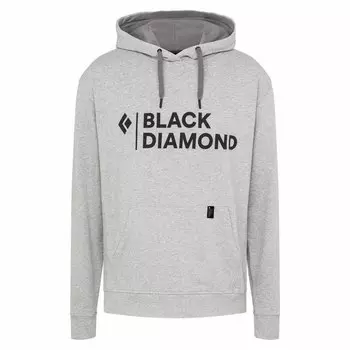 Худи Black Diamond Stacked Logo, серый