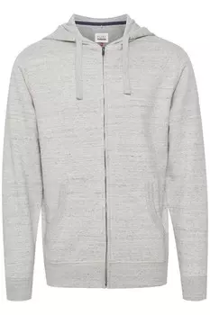 Худи BLEND Zip-Up Hoodie VELNO, цвет mottled grey