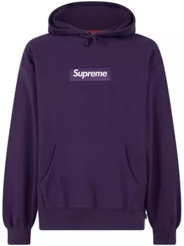 Худи Box Logo FW 23 Supreme, фиолетовый
