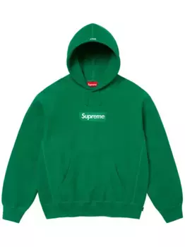 Худи Box Logo Supreme, зеленый
