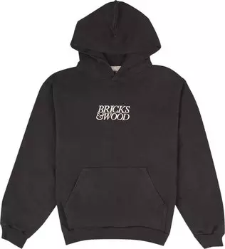 Худи Bricks &amp; Wood Logo Hoodie 'Midnight', черный