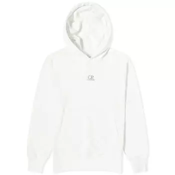 Худи C.P. Company Artisinal Logo Popover Hoody, цвет Gauze White