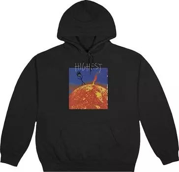 Худи Cactus Jack by Travis Scott Highest In The Room Sun Hoodie 'Black', черный