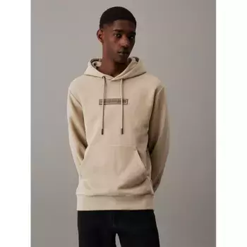 Худи Calvin Klein Embroidered Logo Peached, бежевый
