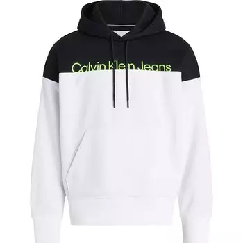 Худи Calvin Klein Jeans Institutional Colorblo, белый