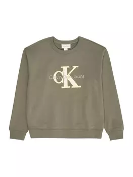 Худи Calvin Klein Jeans Sweatshirt, цвет green/apple