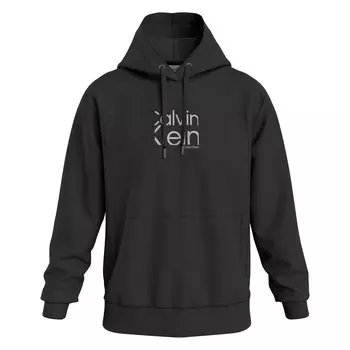 Худи Calvin Klein Matte Front Logo, черный